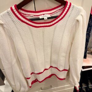 THML White and Pink Sweater